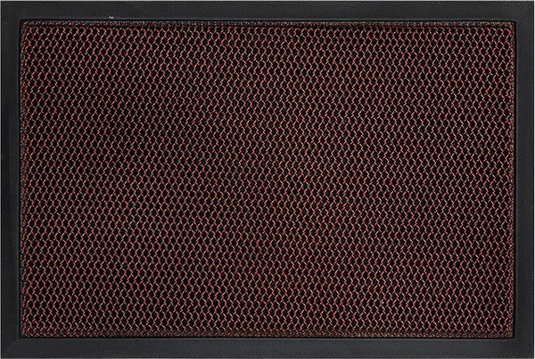 Изображение товара Коврик грязезащитный Qingdao Graceline Кольчуга (43x76, Black-Red)
