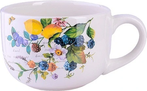 Изображение товара Чаша бульонная Loraine Лесные ягоды с лимонами / 60143