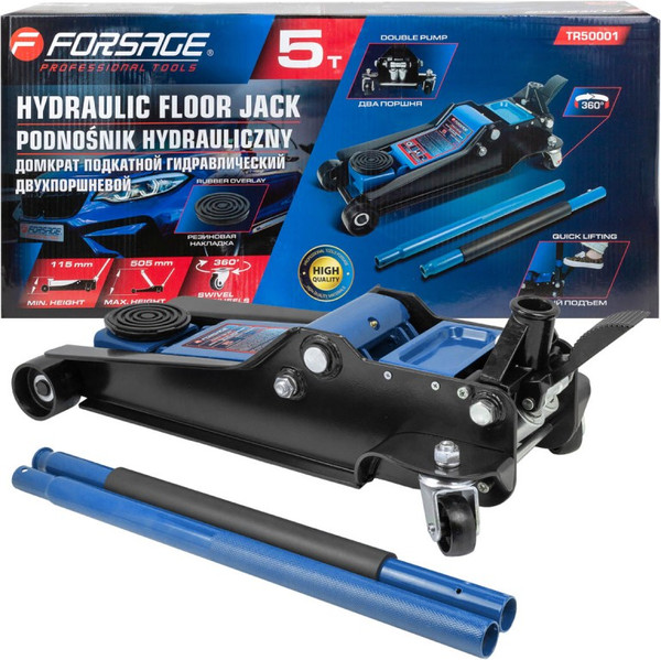 Изображение товара Подкатной домкрат Forsage F-TR50001