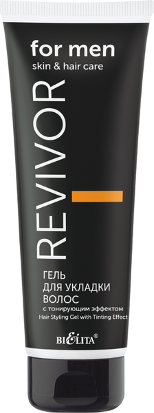 Изображение товара Гель для укладки волос Belita Revivor for Men.Skin & Hair Care с тонирующим эффектом (100мл)