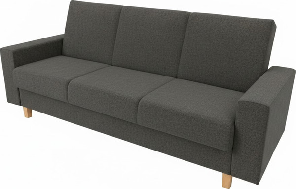 Изображение товара Диван KRONES Демос (велюр темно-серый)