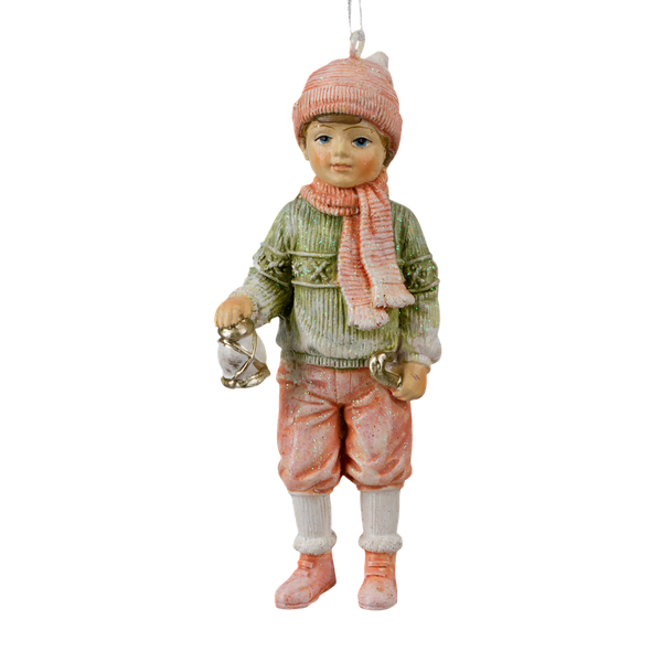 Изображение товара Елочная игрушка Erich Krause Decor. Мальчик с фонарем / 64535
