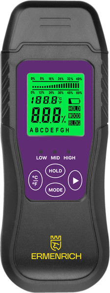 Изображение товара Влагомер Ermenrich Wett MW30 / 85689 (фиолетовый)