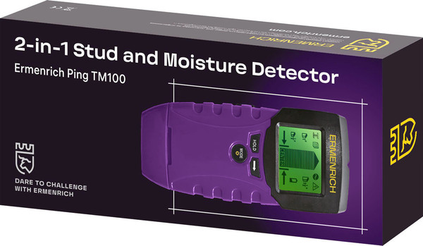 Изображение товара Детектор скрытой проводки Ermenrich Ping TM100 / 85681