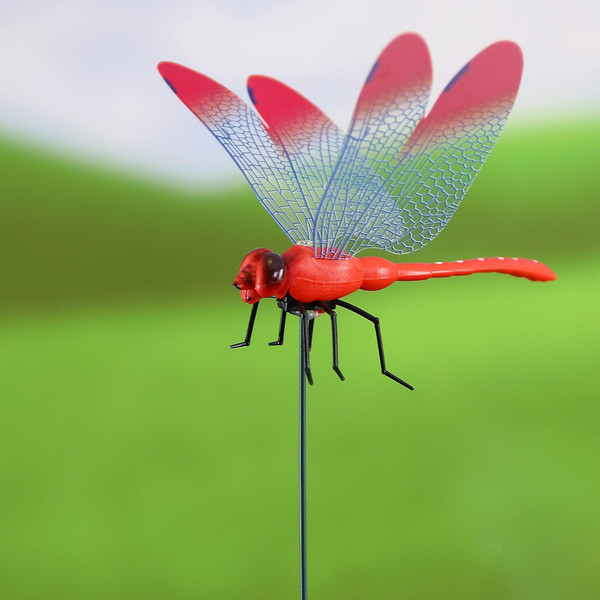 Изображение товара Украшение для сада GREENGO Штекер Стрекоза Сенди / 10423824 (10шт)