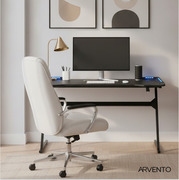 Изображение товара Геймерский стол Arvento Ultimate с подсветкой (черный)