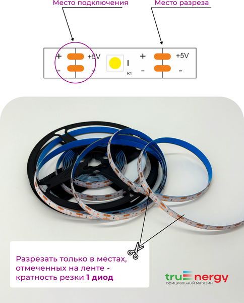 Изображение товара Светодиодная лента Truenergy 16800