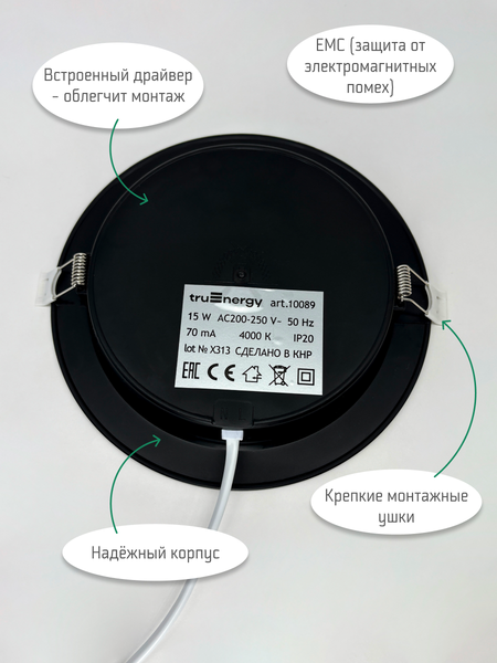 Изображение товара Точечный светильник Truenergy 10089