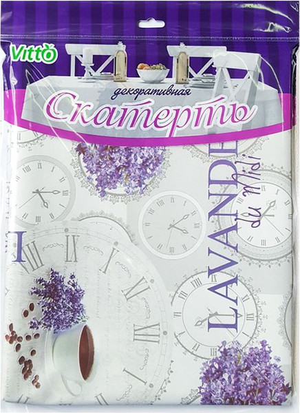 Изображение товара Скатерть Vitto ПВХ нетк 130x150см (лаванда)