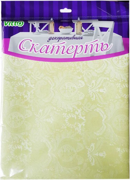 Изображение товара Скатерть Vitto ПВХ тк 135x140см (салатовый)