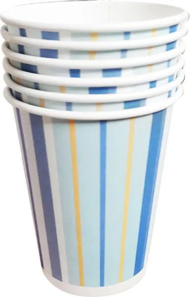 Изображение товара Набор бумажных стаканов Лекс Гол/Пол (6шт, 200мл)