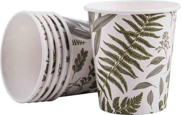 Изображение товара Набор бумажных стаканов Лекс Ботаника (6шт, 250мл)