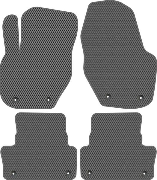 Изображение товара Комплект ковриков для авто Alicosta 1460_2-сер для Volvo XC60 I SUV/DZ 2008-2017 (EVA ромб, серый)