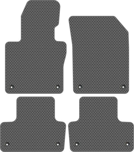 Изображение товара Комплект ковриков для авто Alicosta 1774_2-сер для Volvo XC60 II SUV/UZ 2017-н.в. (EVA ромб, серый)