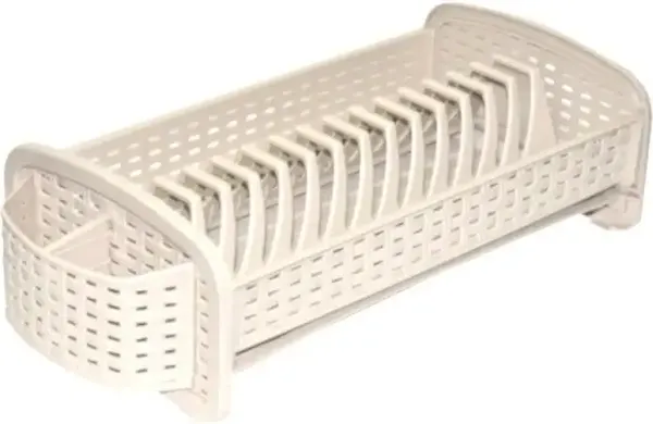 Изображение товара Сушилка для посуды Violet Ротанг / 270126 (слоновая кость)