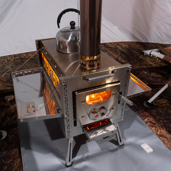 Изображение товара Печь походная Берег Atomstove Камин средний (80мм)