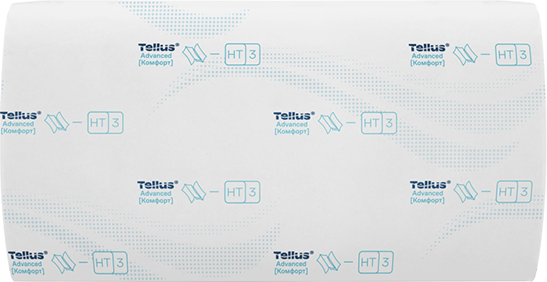 Изображение товара Бумажные полотенца Tellus H3 Advanced 2-слойные 200 листов / 290184 (20шт, белый)