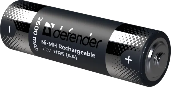 Изображение товара Комплект аккумуляторов Defender HR6-2BL 2600mAh АА Ni-MH / 56512 (2шт)
