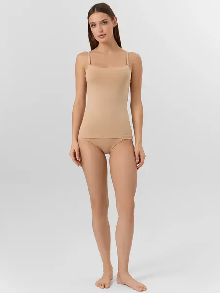 Изображение товара Майка Mark Formelle 422080/1 (р.164/170-96-102, обжаренный миндаль)