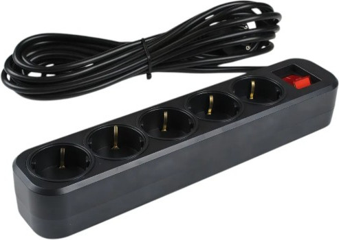 Изображение товара Сетевой фильтр DEKRON DEK0905-1513 (черный)