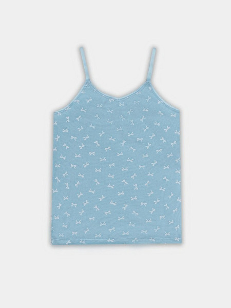 Изображение товара Майка детская Mark Formelle 427738 (р.110-56, бантики на голубом)