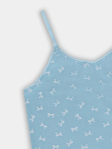 Изображение товара Майка детская Mark Formelle 427738 (р.116-60, бантики на голубом)