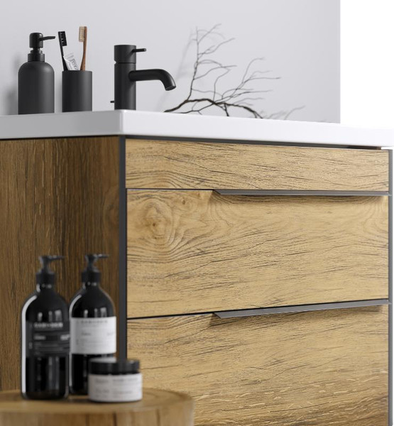 Изображение товара Тумба с умывальником Aqwella Fargo FRG0107DB + Фостер 70