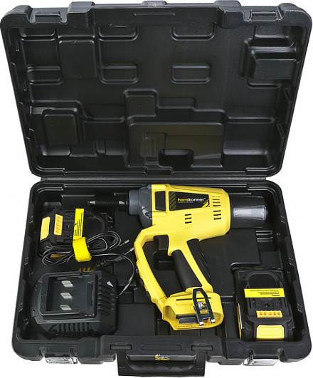 Изображение товара Аккумуляторный заклепочник Hanskonner HRG18PRO