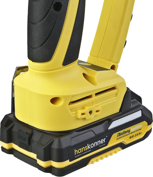 Изображение товара Аккумуляторный заклепочник Hanskonner HRG18PRO