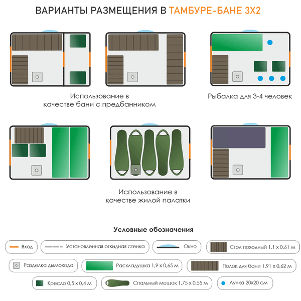 Изображение товара Палатка-баня Берег ПБ-2