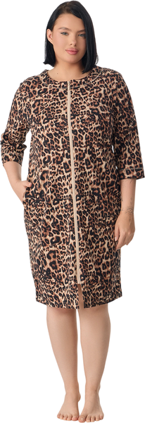 Изображение товара Халат Mark Formelle 552266-1 (р.164/170-116-122, леопард на песочном)