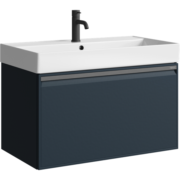 Изображение товара Тумба с умывальником Aqwella Pure PUR0108GRM + Вилис 800 / 4610119205126