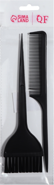 Изображение товара Набор для окрашивания волос Queen Fair Кисть+расческа / 3506815