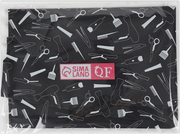 Изображение товара Накидка парикмахерская Queen Fair 7122011 (черный)