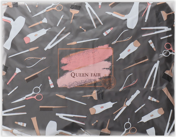 Изображение товара Накидка парикмахерская Queen Fair 4665282 (черный)