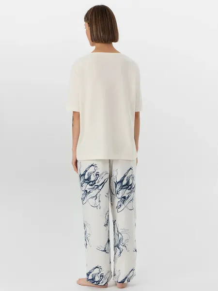 Изображение товара Пижама Mark Formelle 592541 (р.164/170-92-98, молочный/лошади на молочном)