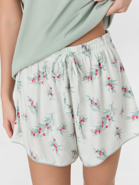 Изображение товара Пижама Mark Formelle 592544 (р.164/170-92-98, эдельвейс/веточки на мятном)