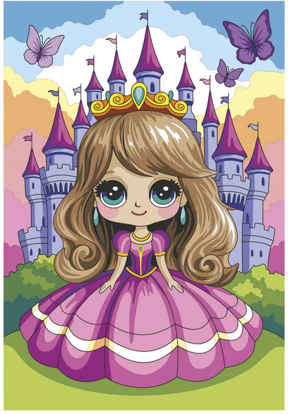 Изображение товара Картина по номерам Lori Маленькая принцесса / Рхд-046