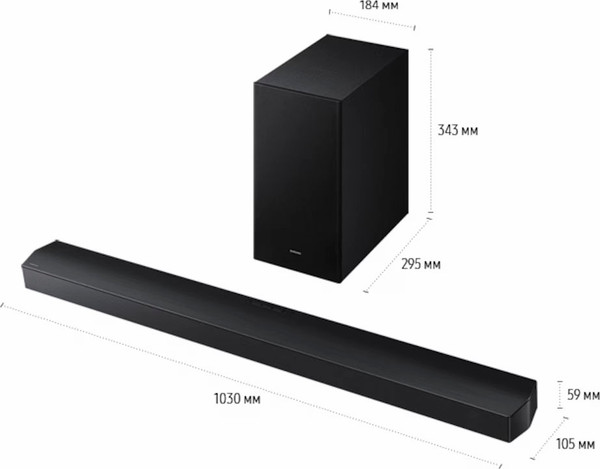 Изображение товара Звуковая панель (саундбар) Samsung HW-B750F/RU