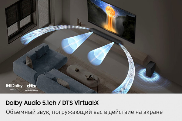 Изображение товара Звуковая панель (саундбар) Samsung HW-B750F/RU