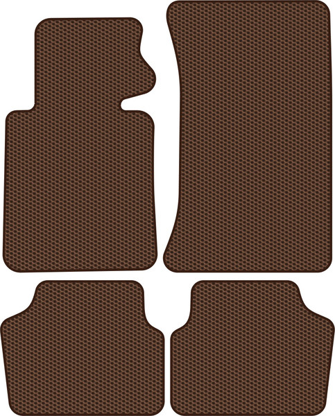 Изображение товара Комплект ковриков для авто Alicosta 0143_1-кор для BMW 3-Series IV седан/E46/4 1998-2005 (EVA соты, коричневый)