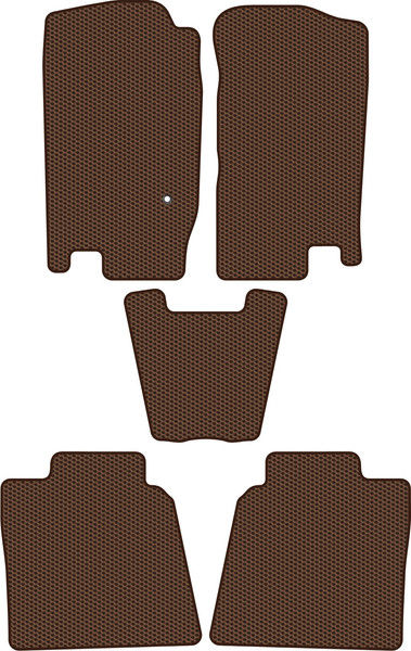 Изображение товара Комплект ковриков для авто Alicosta 1727_1-кор для Ford Explorer III SUV/U152 2001-2005 (EVA соты, коричневый)