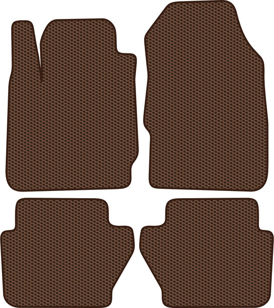 Изображение товара Комплект ковриков для авто Alicosta 0350_1-кор для Ford Fiesta V хэтчбек 5 дв/Mk6 2008-2012 (EVA соты, коричневый)