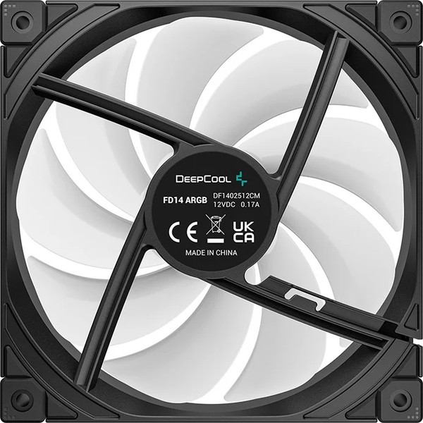 Изображение товара Вентилятор для корпуса Deepcool FD14 ARGB / R-FD14-BKAPN1-G (черный)