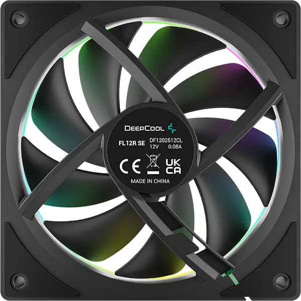 Изображение товара Вентилятор для корпуса Deepcool FL12R SE Reverse ARGB / R-FL12RSE-BKAPN1-G (черный)