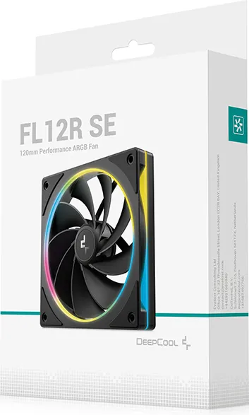 Изображение товара Вентилятор для корпуса Deepcool FL12R SE Reverse ARGB / R-FL12RSE-BKAPN1-G (черный)