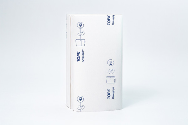 Изображение товара Бумажные полотенца Tellus Синглфолд ZZ листовые / 120108 (250шт Н3)