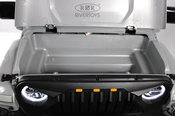 Изображение товара Детский автомобиль RiverToys Jeep / A222AA (серый)