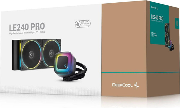 Изображение товара Кулер для процессора Deepcool LE240 Pro ARGB / R-LE240PRO-BKAMMC-G-1 (черный)