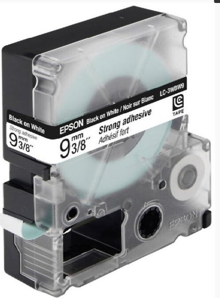 Изображение товара Картридж-лента Epson LK3WBW Strng adh Blk/Wht 9/9 / C53S653007
